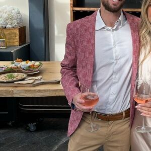 40R Red Sportcoat Blazer